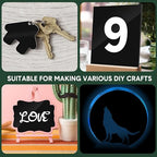 Suzile 50 Pcs Acrylic Sheet 3.9 x 3.9 in Acrylic Sheets 1/8 Thick Cut to Size - Image 6