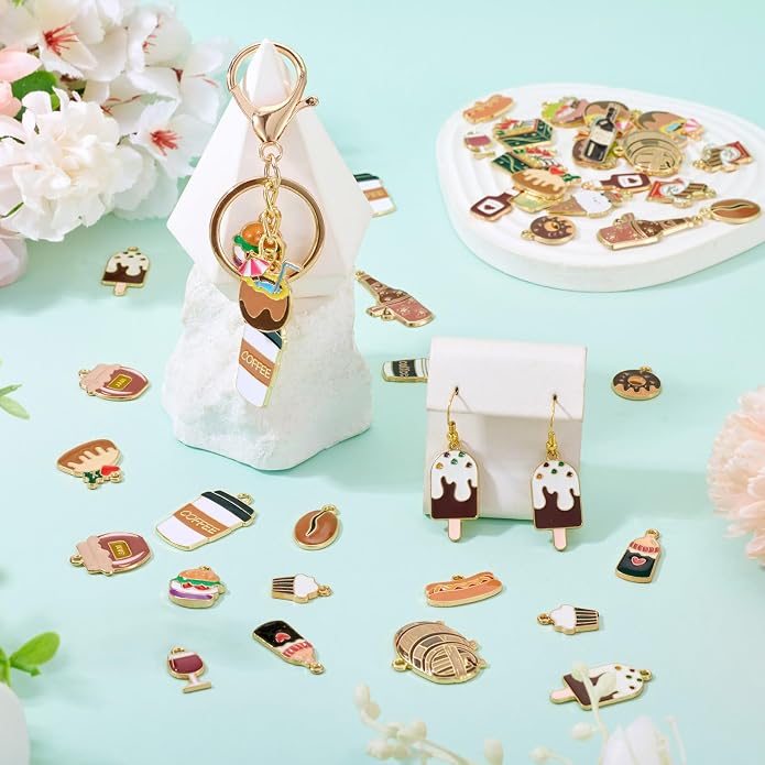 Enamel Food Charms Cute Assorted Food Pendants Sweet Dessert Charms - Image 4