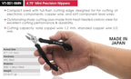 VAMPLIERS 4.75" Precision Flush Cutters. Made in Japan. Professional Grade Side - Image 5