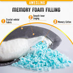 AS AWESLING Shredded Memory Foam Body Pillow, Pregnancy Pillows - Image 4