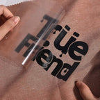 FUNKAKA Black HTV Heat Transfer Vinyl Rolls, Adhesive Black HTV Vinyl - Image 4