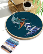 TINDTOP Embroidery Kit for Beginners Adult, Kingfisher Embroidery Kit for - Image 7
