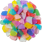 Keedolla Sea Glass for Crafts - 10 OZ Colorful Flat Frosted Seaglass Pieces by Keedolla