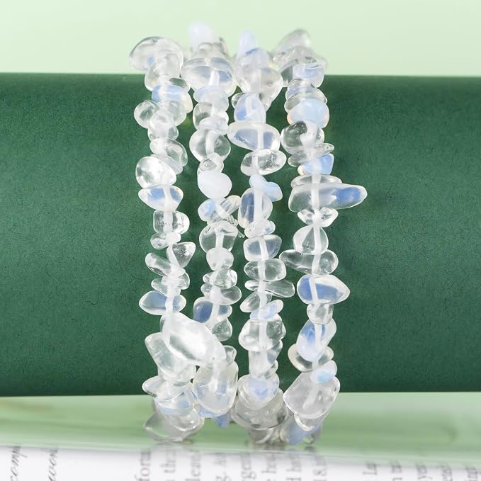 Crystal Chips with Holes for Jewelery Making 5mm-8mm Natural Gemstone Beads - Image 4