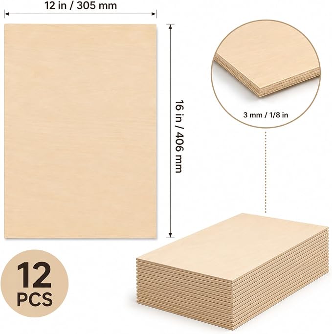 3mm Basswood Sheets 1/8 Inch - Image 8