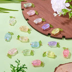 FASHEWELRY 16Pcs Glass Tulip Flower Charms Colorful Tulip - Image 7