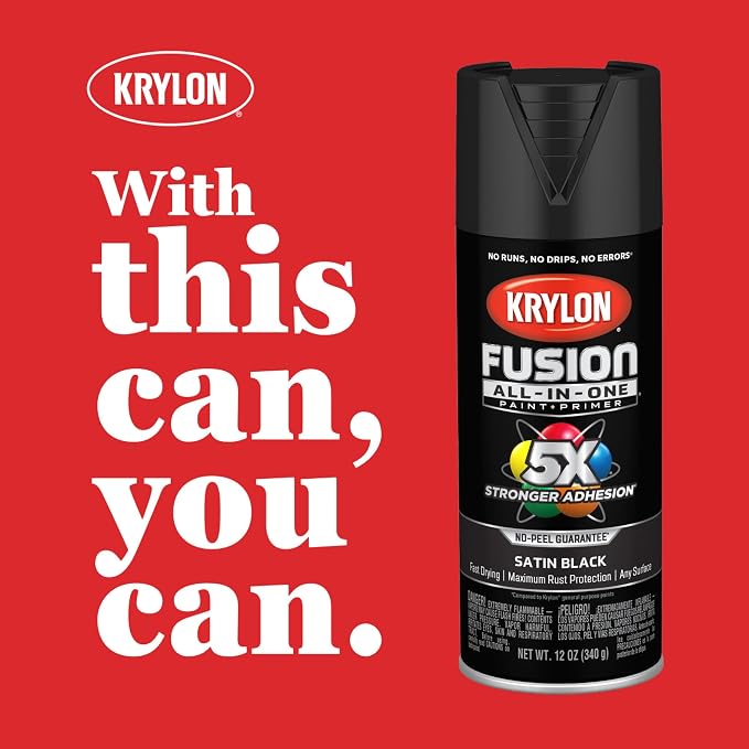 Krylon Fusion All-In-One Gloss Spray Paint & Primer, Patriotic Blue - Image 9