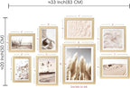 ArtbyHannah Gallery Wall Frame Set, 8 Pack Picture Frames Collage Wall Art Decor - Image 4