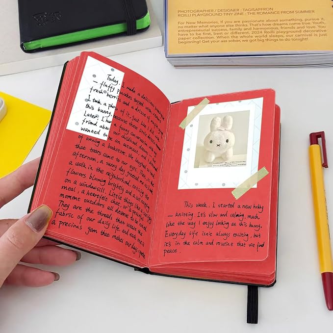 3.5x5.7inches Mixed Media Sketch Pad, 120GSM 32Sheets Folded Colored Paper - Image 5