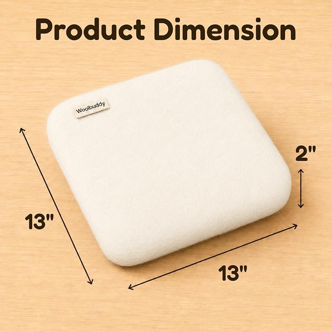 Woolbuddy Wool Felting Pad 13 x 13 x 2 Inch, Durable Needle Felting Mat - Image 3
