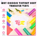 Tintnut Multicolor Neon Puff HTV Vinyl, easy cut & weed, stretch washable - Image 3