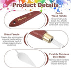 MECCANIXITY Pack of 2 Palette Knife No.16, 9.4" Long - Image 3