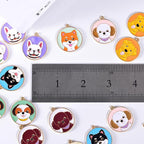 Bulk Gold Enamel Charms for Jewelry Making, Colorful Metal Charms Pendant for - Image 6