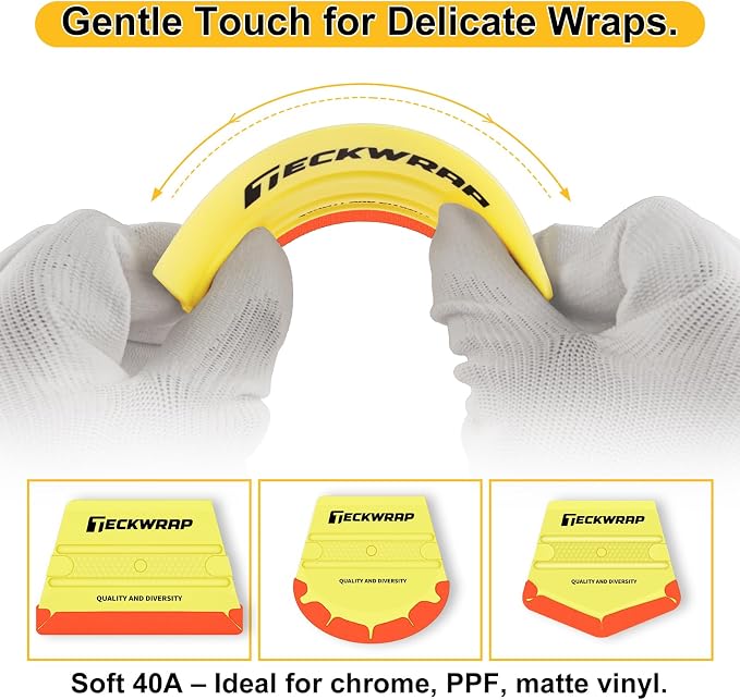 TECKWRAP Felt Squeegee for Vinyl Car Wrap Window Tint - Image 4
