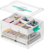 SpaceAid Craft Organizers and Storage - 24 QT Plastic Box Art Supply Storage by SpaceAid