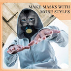 Seenelling DIY Therian Mask Kit Blank Cat Mask - Image 5