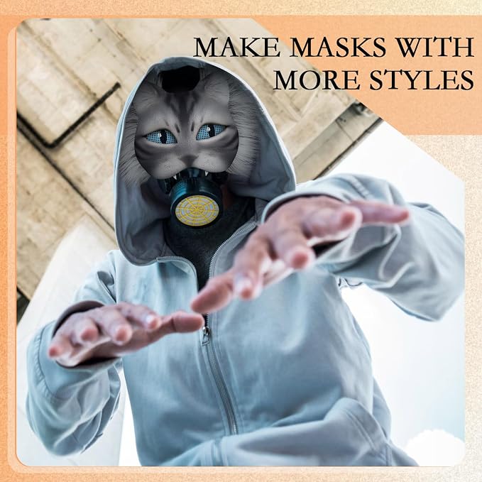 Seenelling DIY Therian Mask Kit Blank Cat Mask - Image 5
