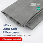Queen Pillow Cases Set of 4 - Image 2