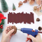 ENPOINT Wine Red Hot Glue Sticks, Sealing Wax Adhesive Sticks - Image 4