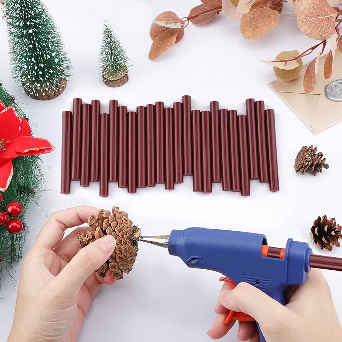 ENPOINT Wine Red Hot Glue Sticks, Sealing Wax Adhesive Sticks - Image 4