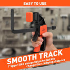 HORUSDY 2 Pieces Strong Hold Track Saw Clamps 6-Inch, Quick Release Track Saw - Image 5