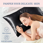 BEDELITE Satin Pillowcase for Hair and Skin, Super Soft and Cooling Similar to - Image 3