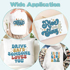 HTVSTD Deep Sea Blue Boho HTV Heat Transfer Vinyl 8pcs 12×10in | Dark Boho - Image 4