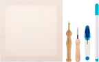 10.2''x10.2'' Punch Needle Frame, Punch Needle kit Includes a Wooden Frame by Zuaooz