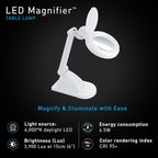 LED Magnifying Desk Lamp – Magnifier Lamp - Image 3