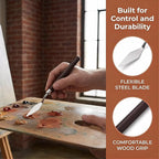 Palette Knife Set of 7, Stainless Steel Painting Knives - Image 4