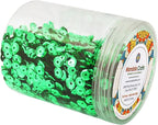 Mandala Crafts 6mm Cup Round Emerald Sequins - Image 4