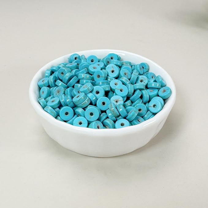 Turquoise Heishi Beads Bulk for Jewelry Making - Image 5