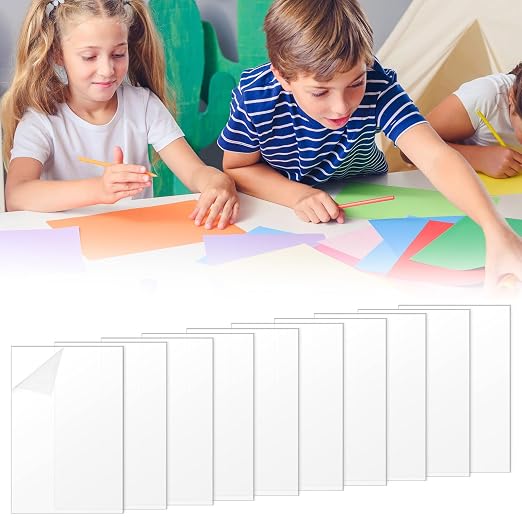 QWORK 10 Pack Clear Acrylic Sheets 8x12" - 2mm Thick - Image 7