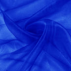 VACVELT Royal Blue Sheer Organza Fabric by The Yard 60" Wide | Semi-Transparent by VACVELT
