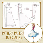 Dotted Pattern Paper for Sewing, 45 Inch x 10 Yards Tracing Paper for Pattern - Image 2