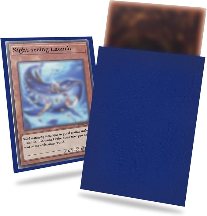 Night Blue Card Sleeve 200 Pack Compatible by Fabmaker