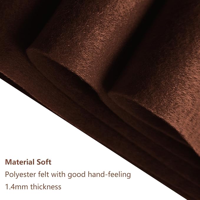 Jtnohx Color Felt, 1 Square Yard Felt Fabric, 1.4mm Flexible Craft Felt Sheets - Image 2