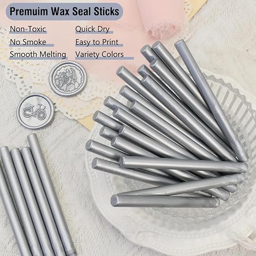 60pcs Wax Seal Sticks, HOSEALING Glue Gun Wax Seal Sticks - Image 3