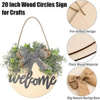 6 Pcs 20 Inch Wood Circles for Crafts Unfinished Round Wood Discs Blank Wooden - Image 3