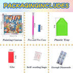 Gnome Diamond Art Kits for Adults, Full Drill Patriotic Diamond Painting Kits - Image 5