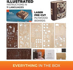 UGEARS Book of Secrets 3D Wooden Puzzles - Image 8