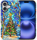 Case for iPhone 17, Scratch Resistant Hybrid Double Layer Hard Shell，Christmas by Toulas
