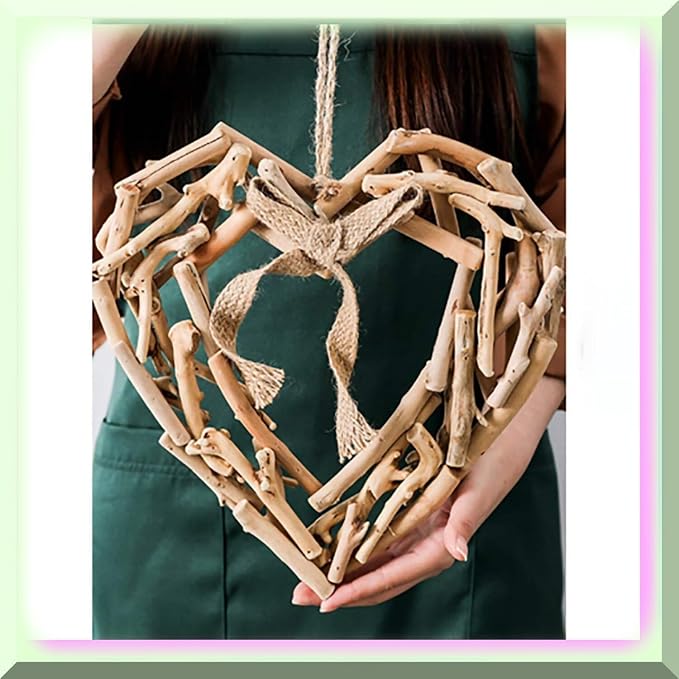 20 Pcs Wood Natural Driftwood Pieces Branch Slices Beach Decor - Image 7