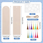 126PCS Bookmark Making Kit, 60 Wood Bookmarks - Image 2