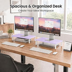 OPNICE Desk Organizers and Accessories, Adjustable Computer Monitor Stand Riser - Image 8