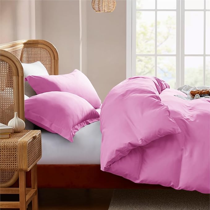 Nestl Light Pink Duvet Cover Full Size - Image 7