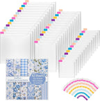 42 Pack Scrapbook Paper Storage, 3 Different Sizes Paper Organizer by Sxaffayc
