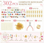 Gaiett 302 Pcs Keychain Making Kit - Image 2