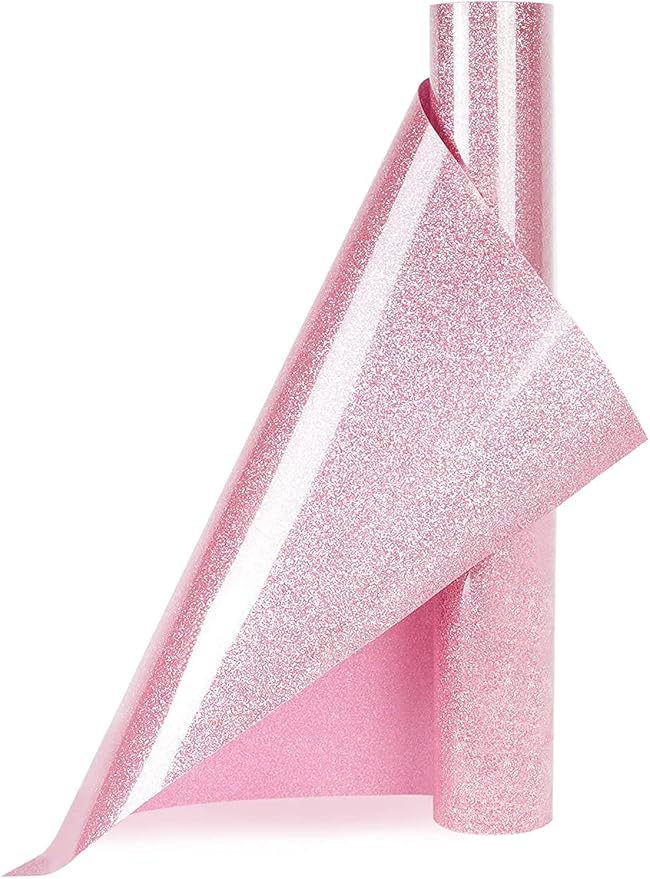 HTVVETUR Glitter HTV Vinyl Rolls Heat Transfer Vinyl - Image 6