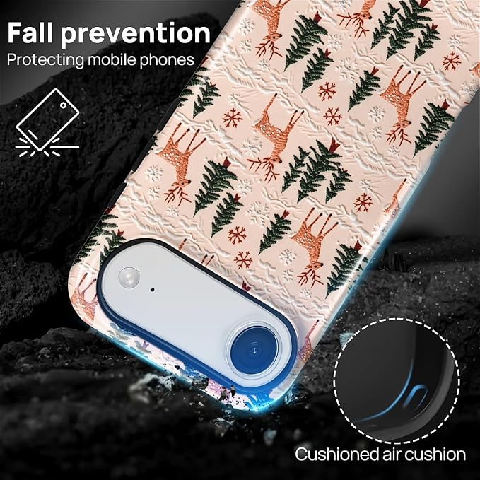Case for iPhone 17 Air, Scratch Resistant Hybrid Double Layer Hard - Image 3